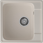 GranFest QUARZ (GF-Z48) Мойка для кухни 480*480мм (белый), фото 1